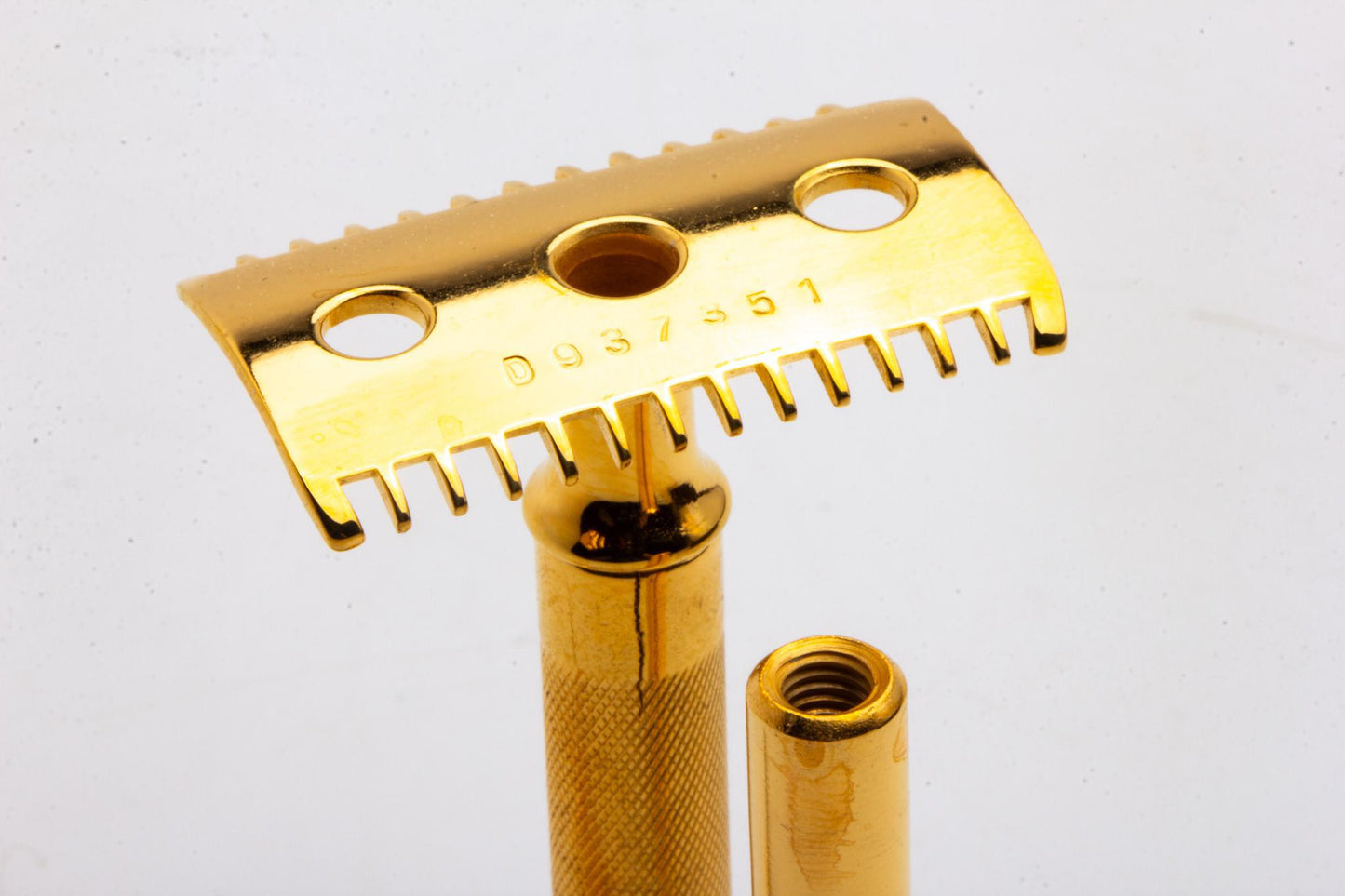 1917 Gillette Gold Single Ring Old Type Travel Combination Set | 24K Gold Revamp