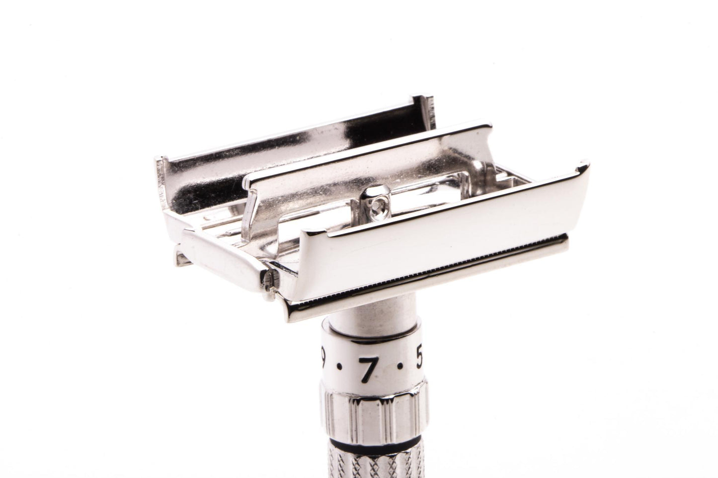 1959 E4 Gillette Fatboy Adjustable TTO Double Edge Safety Razor | Rhodium Revamp