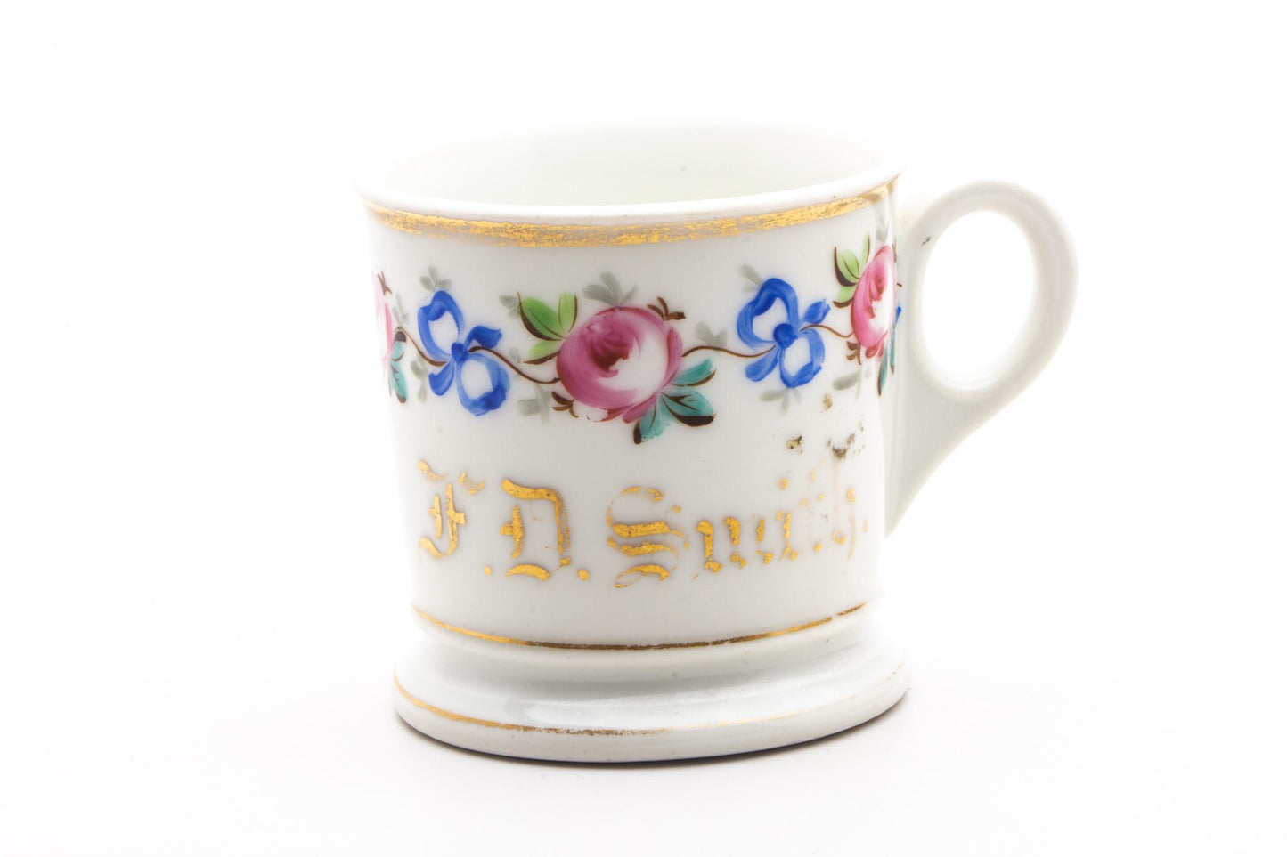 Vintage Hand Painted F.D. Smith Shaving Mug
