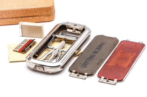1920's Rolls Razor 'The Traveler' Safety Razor In Case