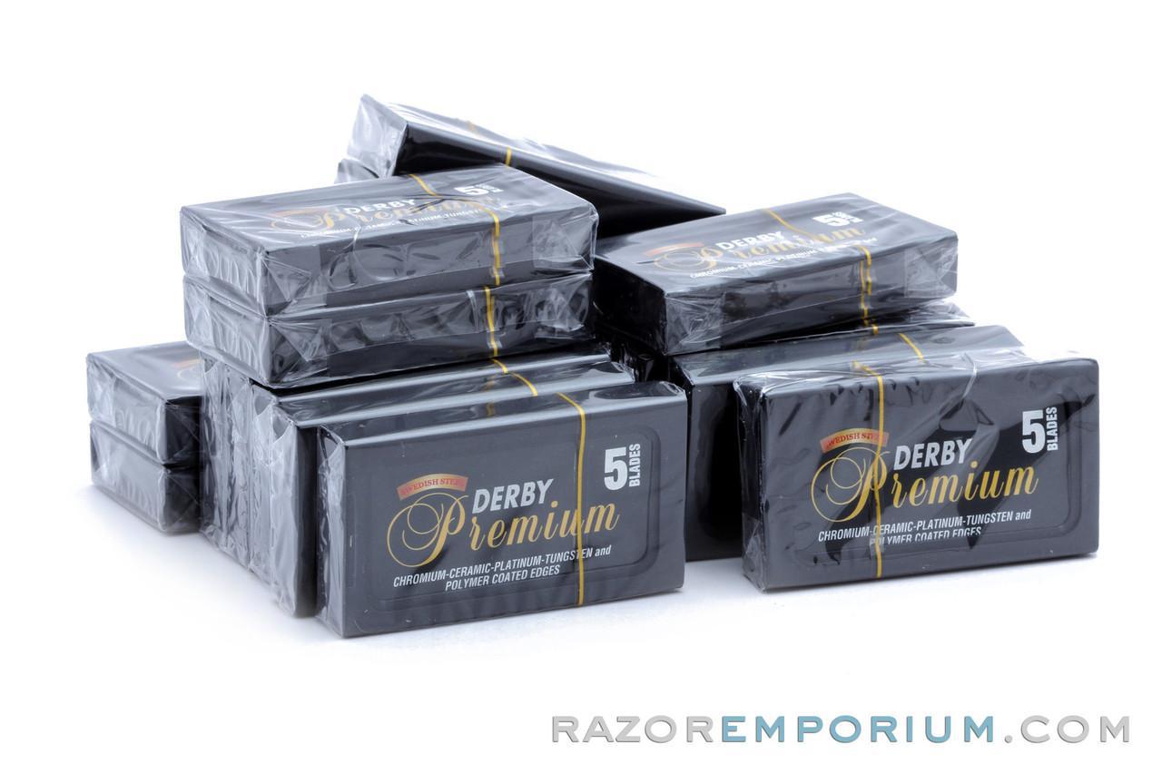 Derby Premium Platinum Double Edge (DE) Razor Blades