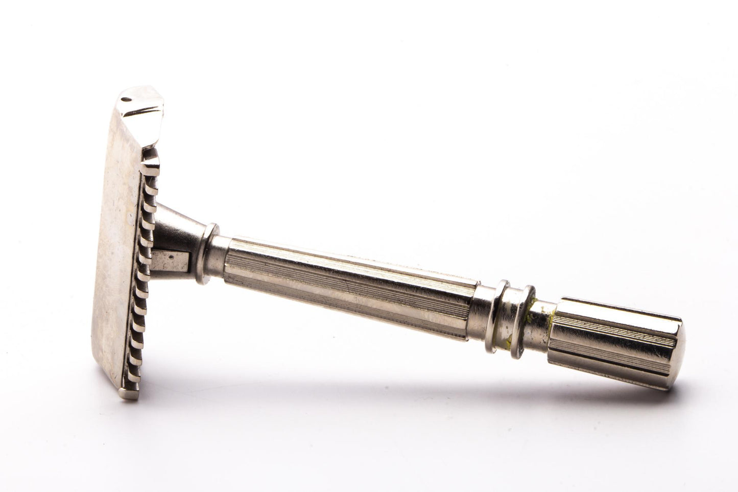 1930's Gem Micromatic Bullet Tip Single Edge Open Comb Safety Razor Set | Original Condition