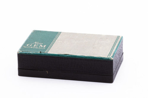 1950's Gem Micromatic Gold Single Edge Safety Razor Set