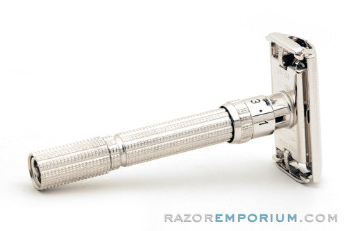 1962 Gillette Slim Adjustable Safety Razor H Rhodium Revamped