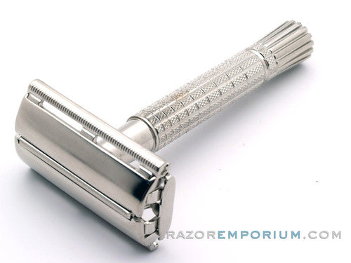 1965 K1 Gillette Flair Tip Super Speed Safety DE Razor | Factory Nickel Revamp