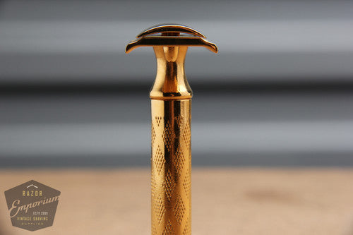 Gillette 1921 New Improved Standard DE Safety Razor * Revamped - 24K Gold