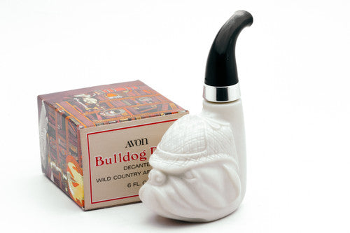 Avon Bull Dog Decanter - Wild Country After Shave