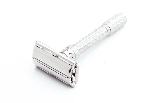 1965 Gillette Slim Adjustable Safety Razor Nickel Revamp