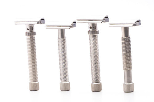 Rex Supply Co. | Envoy XL Three Piece Stainless Steel Double Edge Safety Razor
