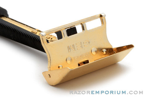 1950's Gem Push Button Single Edge Safety Razor Set