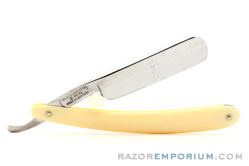 3/4" Ern No. S525 Straight Razor w/ Case | Wald Germany