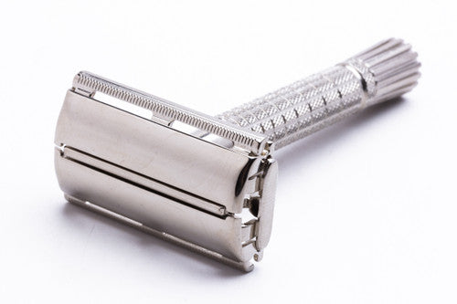 1963 Gillette Regular Flare Tip DE Super Speed Factory Nickel Revamp