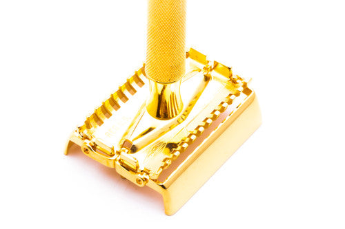 1930's Gillette Sheraton DE Safety Razor | 24K Gold Revamp