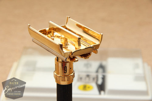 Gillette 1970 Gold Super Adjustable / Super 109 Safety Razor - Long Handle