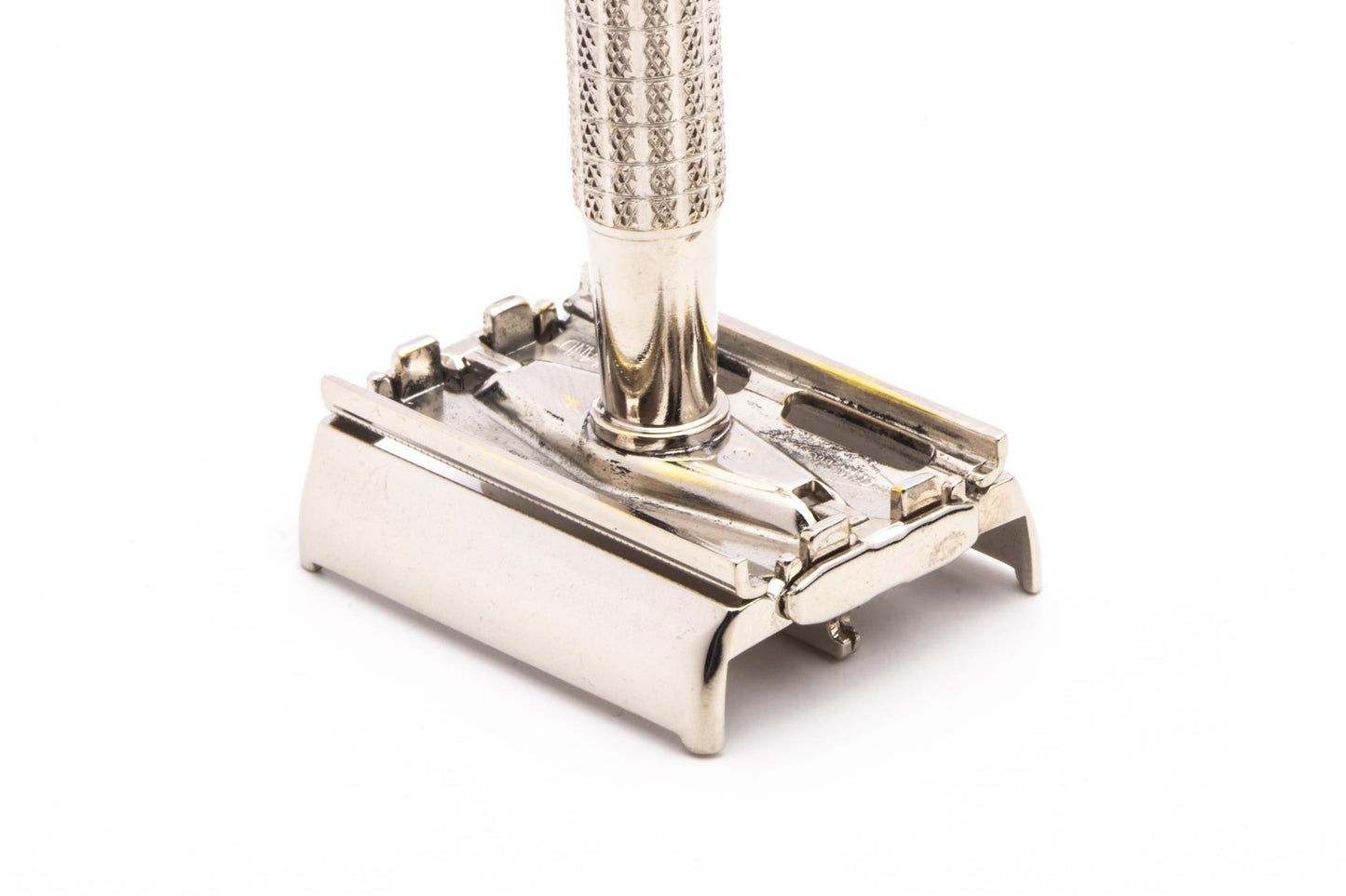 1950's British Gillette Flare Tip Rocket Super Speed Safety Razor | Factory Nickel Revamp