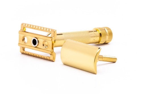 Merkur 34G HD 14K Gold Plated DE Safety Razor