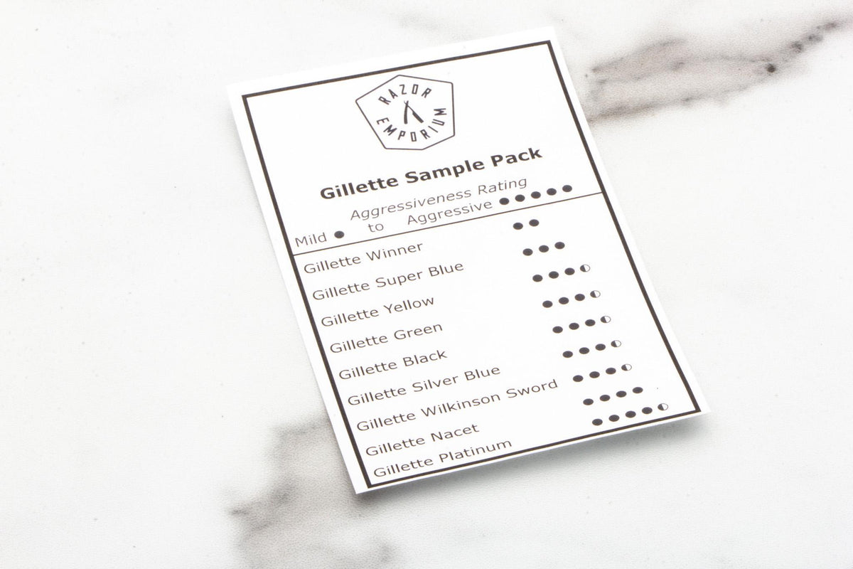 Double Edge Safety Razor Sample Pack | Gillette