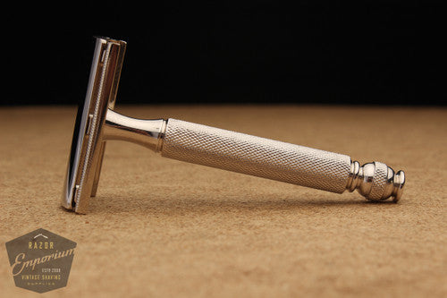 Gillette 1932 Canadian Ball End Tech Safety Razor * Nickel REVAMPED