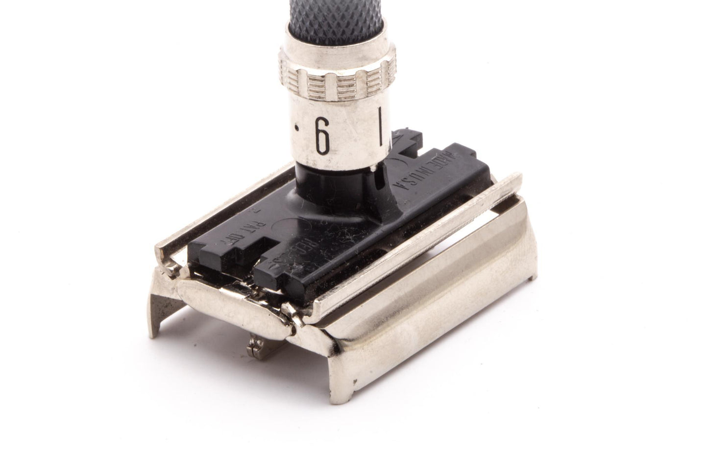1985 F3 Gillette Super Adjustable "Black Beauty" DE Safety Razor | Original Condition