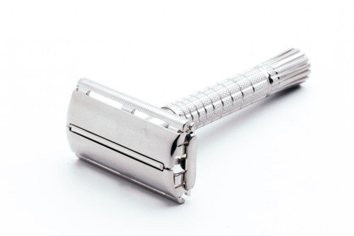 1966 L3 Gillette Flare Tip DE Super Speed Safety Razor | Nickel Revamp