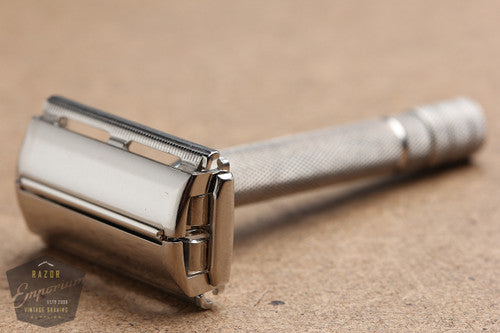 Gillette 1940's Notched Original Super Speed Double Edge Safety Razor