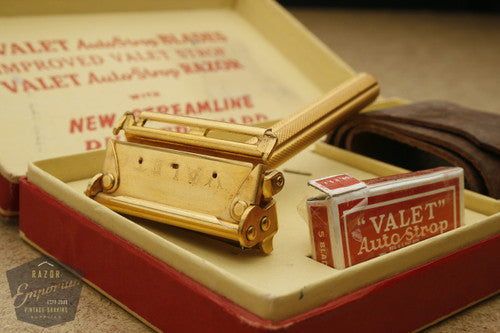 Valet Auto Strop Razor Set in Cardboard box