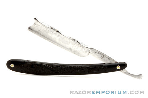 5/8" H. Boker Barbers Notch Straight Razor Solingen, Germany