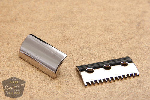 Gillette 1910's Old Type Cap & Guard * Nickel REVAMPED