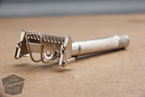 J.A. Henckels Lather Catcher Razor - Germany * Revamped - Nickel