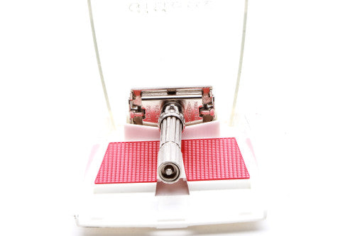 1964 Gillette Slim Adjustable Double Edge Safety Razor Original Case | J3