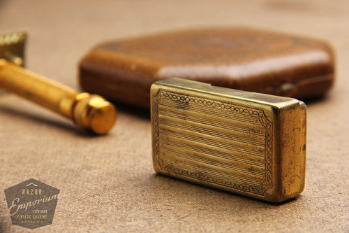 Gillette 1920's Ball End Old Type Style Razor in Original Case