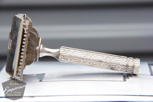 Ever-Ready 1912 Style Single Edge Safety Razor in Chrome Case