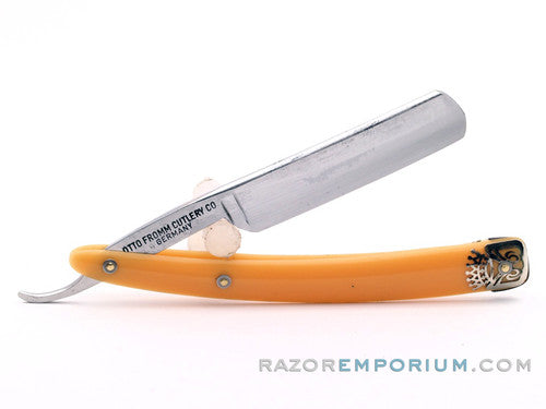 5/8" Otto Fromm Cutlery Co. #50 "Red Head" Straight Razor | Solingen, Germany