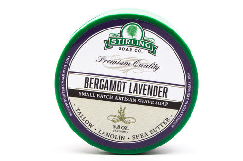Stirling Soap Co | Bergamot Lavender Shave Soap