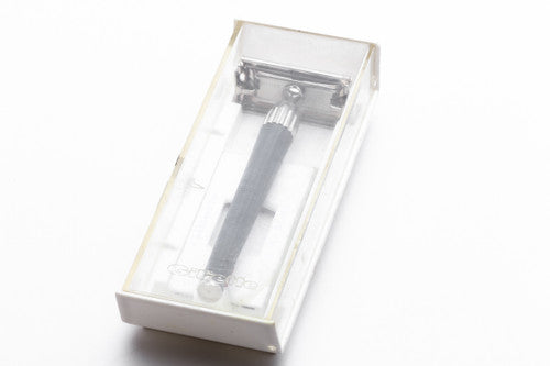 1973 Gillette Super Slim Twist DE Safety Razor Set