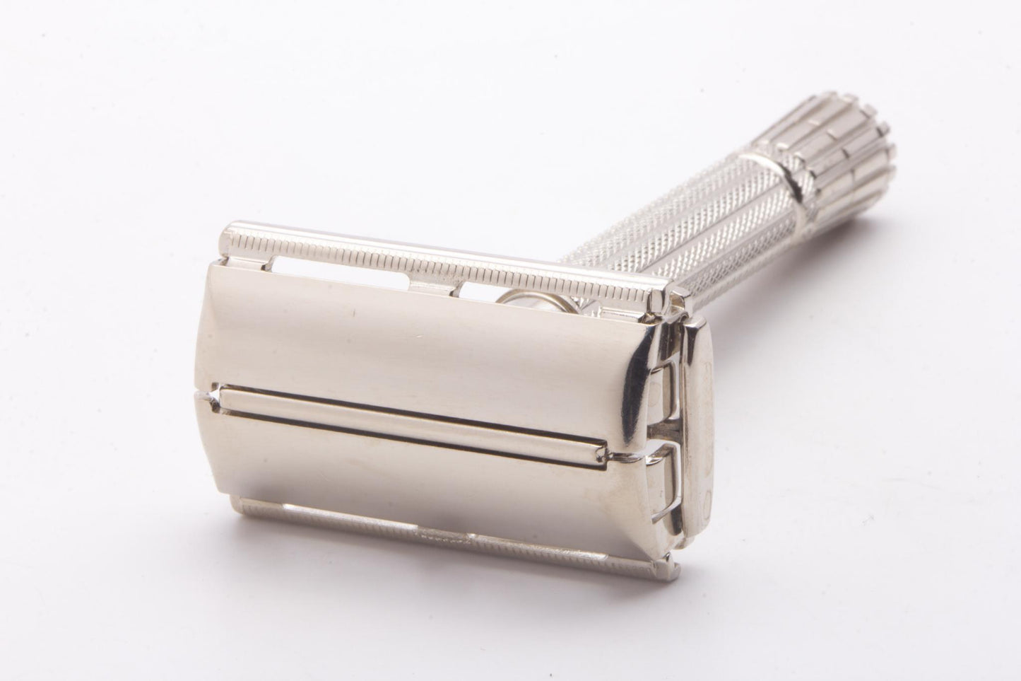 1958 D2 Gillette TV Special Flare Tip Super Speed Safety Razor | Factory Nickel Revamp