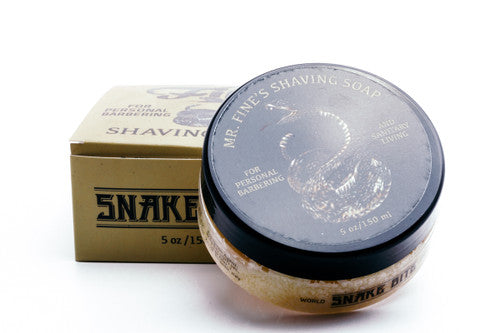 Fine Accoutrements | Snake Bite Shaving Soap in Tub