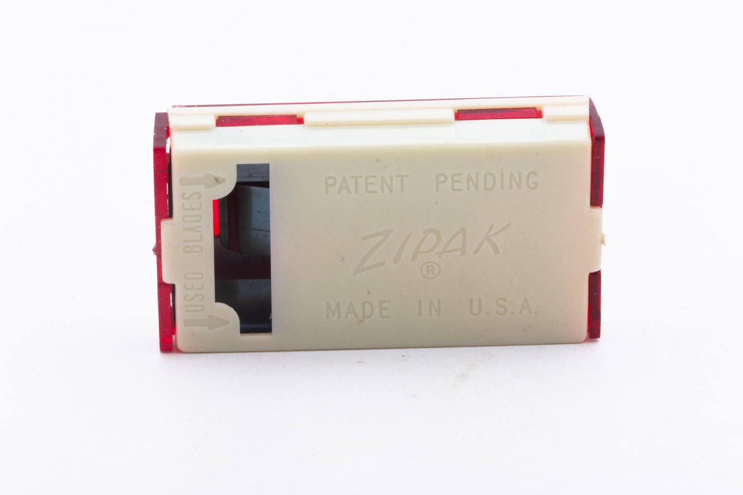 Personna Precision Double Edge Razor Blades In Transparent Red Dispenser | New Old Stock