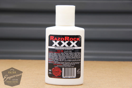 RazoRock XXX PARABEN FREE Artisan Aftershave Milk - ALCOHOL FREE