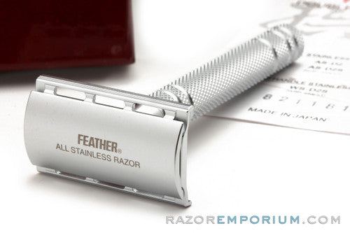 Feather All Stainless Steel Double Edge Safety Razor | AS-D2