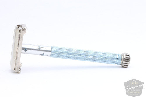 Gillette 1962 Blue Star Lady GIllette Double Edge Safety Razor