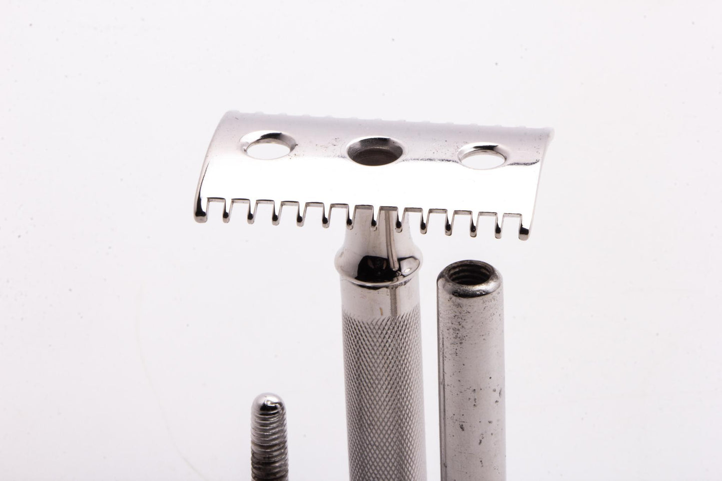 1905 Gillette Single Ring Double Edge Safety Razor | Rhodium Revamp