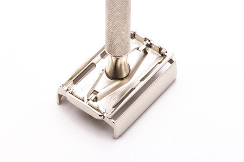 1951 W2 Gillette Super Speed Double Edge Safety Razor | Factory Nickel Revamp