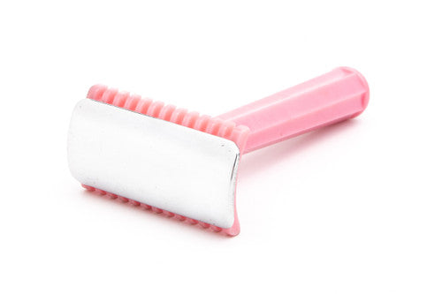 Pink Two Piece Double Edge Razor