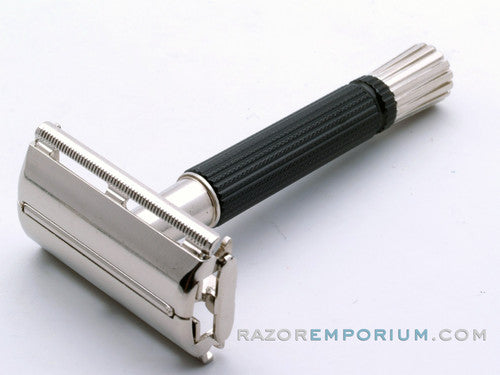 1974 U1 Gillette Black Handle Super Speed TTO Safety Razor