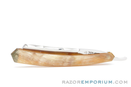 11/16" Thiers-Issard Hollow Ground Blonde Horn Straight Razor