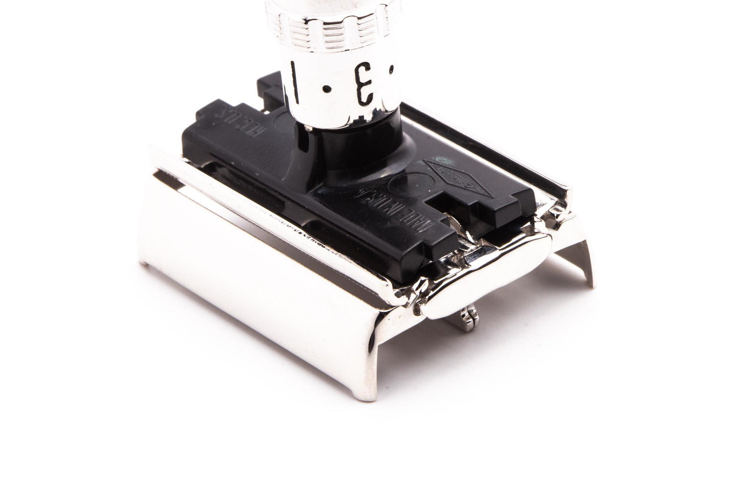 1986 G2 Gillette Super Adjustable "Black Beauty" Double Edge Safety Razor | Rhodium Revamp