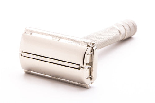 1951 W2 Gillette Super Speed Double Edge Safety Razor | Factory Nickel Revamp