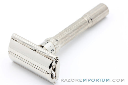 1964 Gillette Slim Adjustable TTO Safety Razor Set J4