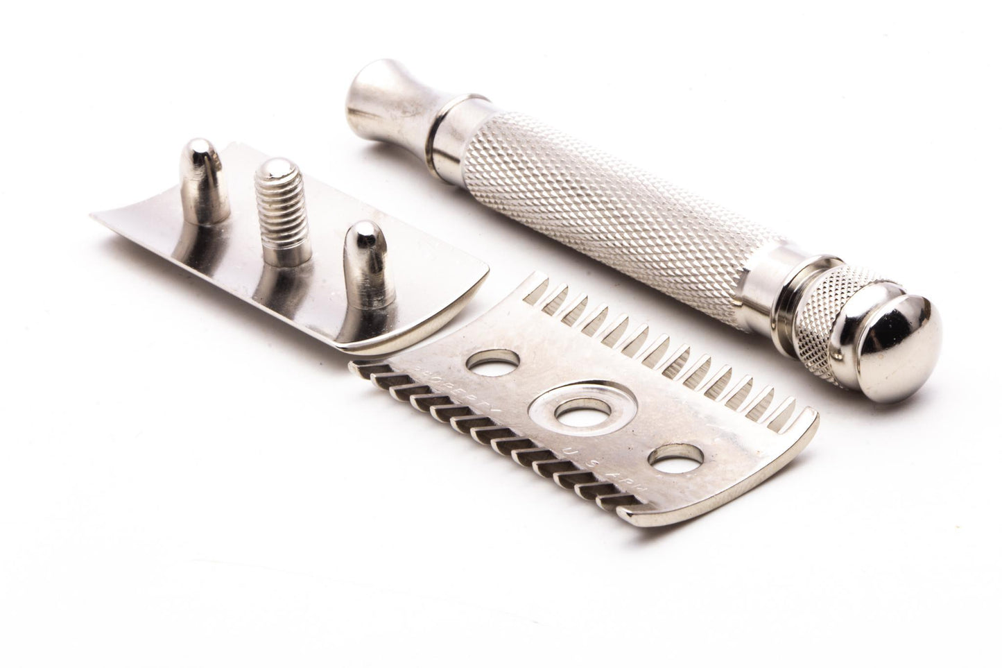 1918 Gillette Old Type Ball End Khaki Service Razor Set | Army Issue